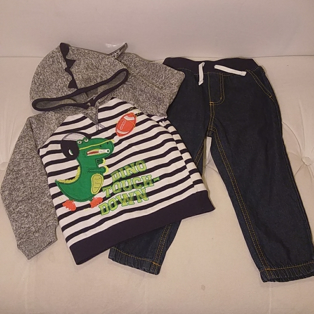 Boys Rock hoodie sweatshirt and pants